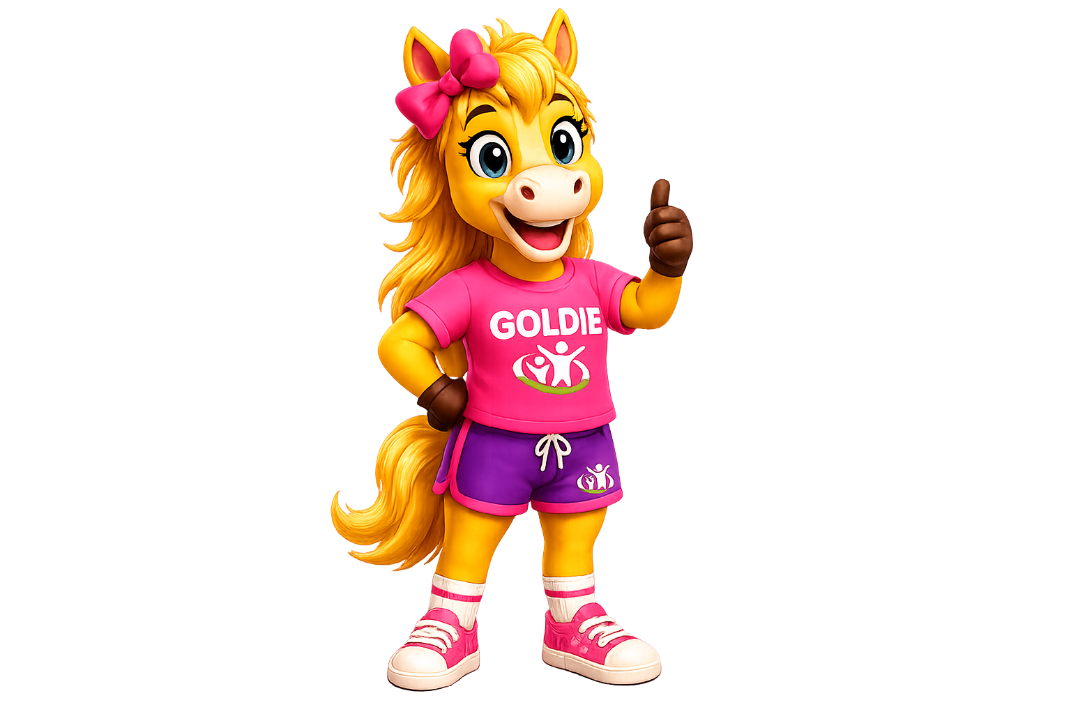 Goldie — Engage Sports mascot horse